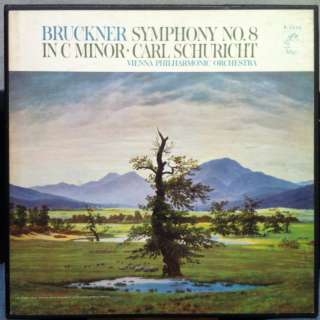 LP CARL SCHURICHT bruckner symphony no 8 Mint  B 3656 Vinyl 1958 