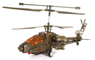 DH 9088 3 Channels AH 64 Apache Military RC Helicopter  
