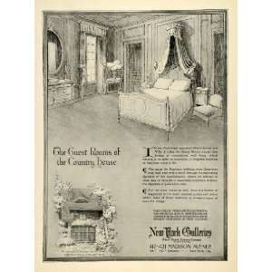   Room Medieval Country Manor House   Original Print Ad