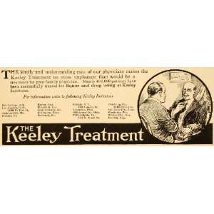   Vintage Ad Keeley Treatment Institute Drug Alcohol   Original Print Ad