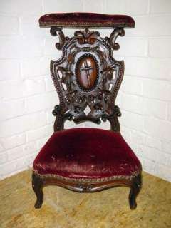French Gothic Kneeler Gothic Prayer Chair19th Century  