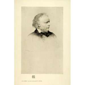  1904 Print Portrait French Artist Honore Daumier Loys 