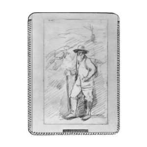 Camille Pissarro (black lead on paper) (b/w   iPad Cover (Protective 