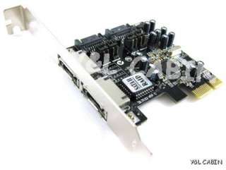 eSATA II 2 SATA II to PCI E PCI Express RAID Adapter  
