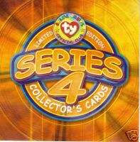 TY Beanie BBOC Series IV Ltd Ed GROOVY LENTICULAR CARD  