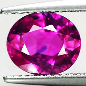   UNHEATED EYE CLEAN NATURAL OVAL REALLY TOP HOT PINK WINZA SAPPHIRE