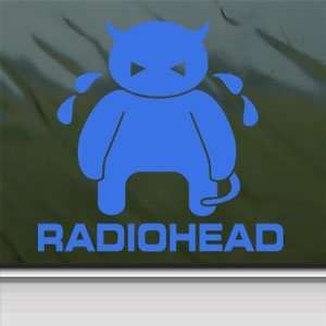  RADIOHEAD Blue Decal CRYING MINOTAUR AMNESIAC ALBUM Blue 