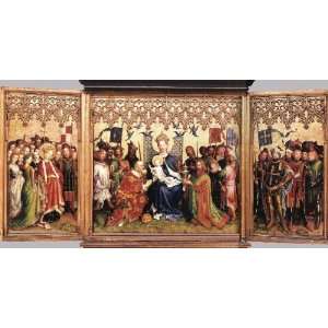   name Altarpiece of the Patron Saints of Cologne, By Lochner Stephan