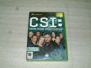 CSI CRIME SCENE INVESTIGATIONXBOX GAME NEW SEALED PAL  