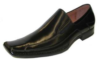   15904 Slip On Leather Loafers Dress Shoes Wall Street Style  