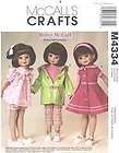 4334 8”&14” Betsy McCalls Doll Clothes Pattern