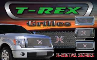 REX TREX GRILLE GRILL STUDDED BLACK X METAL MESH WEAVE STEEL INSERT 