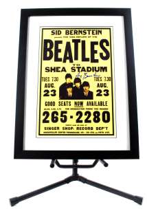 Sid Bernstein Signed Beatles Promo Poster JSA Product Image