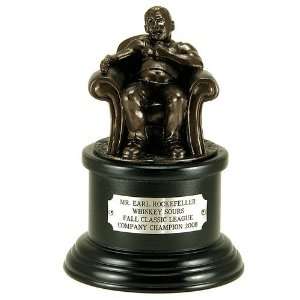 The Armchair Collection Fantasy Football Trophy   Blackened Bronze