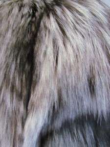 Full Length 50 Plush Natural Silver Fox Fur Coat Philip Reiner Furs 