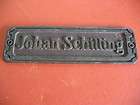 ANTIQUE Johan Schilling Bronze Spice Plaque   RARE