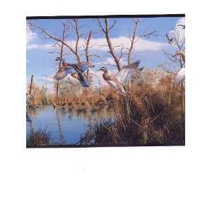  Waterfowl at the Pond Wallpaper Border