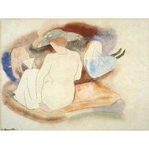   Charles Demuth   24 x 18 inches   Woman with Hat an