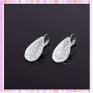 Stylish Glamourous Water Drop Transparent Acrylic Excellent Earring 