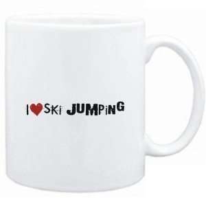  Mug White  Ski Jumping I LOVE Ski Jumping URBAN STYLE 