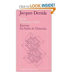   /Eperons Les Styles de Nietzsche [Paperback] Jacques Derrida Books