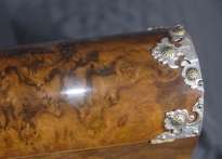 VICTORIAN WALNUT STATIONARY BOX CASKET CADDY  