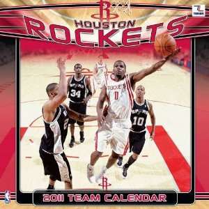  Houston Rockets 2011 Wall Calendar