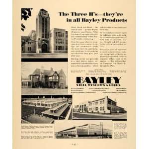   Bayley Steel Windows Doors Wichita   Original Print Ad