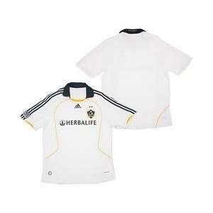  adidas Los Angeles Galaxy Authentic Home Jersey   White 