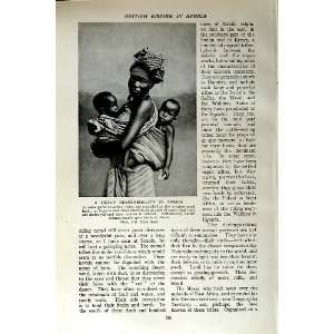  c1920 AFRICA WOMAN BABY TWINS NIGERIA CHILDREN