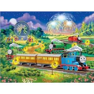    Thomas at the Carnival 100 pc glow in the dark puzzle Toys & Games