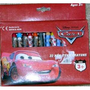  Disney PIXAR Cars 32 Non Toxic Crayons Toys & Games