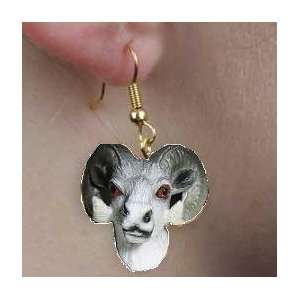  Wildlife  Dall Sheep  Ram   Earrings 