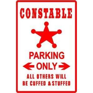    CONSTABLE PARKING elect warrant police sign