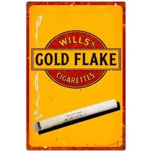  Gold Flake Cigarettes Allied Military Metal Sign   Garage 
