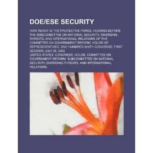  DOE/ESE security how ready is the protective force 