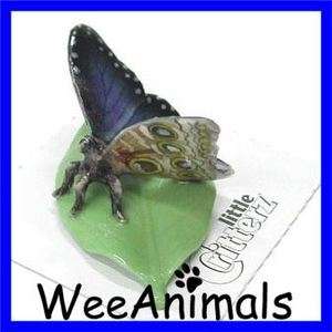   Critterz Venus Blue Morpho Butterfly Miniature Figurine Wee Animal