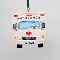 EMT Ambulance Christmas Ornament TJ53  