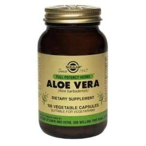  (Full Potency) Aloe Vera Vegetable 100 Capsules Health 