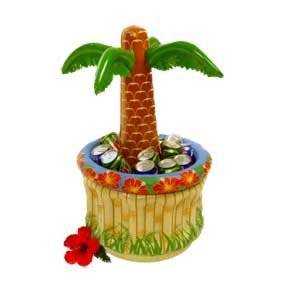 16. Inflatable Palm Tree Cooler   26 Luau Pool Party Cooler by 