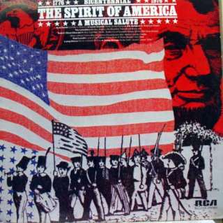 VARIOUS spirit of america 1976 bicentennial LP mint   
