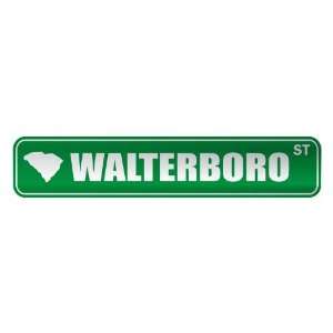   WALTERBORO ST  STREET SIGN USA CITY SOUTH CAROLINA 