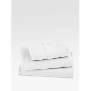 Donna Karan Essentials Lustre Seam Fitted Sheet/White 