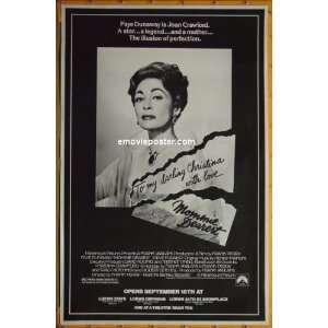   advance one sheet movie poster 81 Faye Dunaway