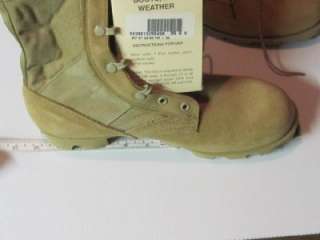 tan desert Cordura and suede leather hot weather combat boots with 