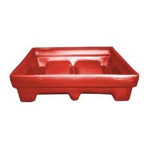  Low Walled Container 61x51x15 1000 Lb Cap. Red Everything 