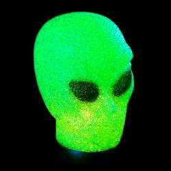 Alien Head Lamp Green light UFO glow Roswell 51 Space  