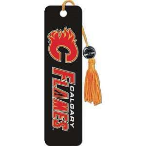  (2x6) Calgary Flames Beaded Bookmark