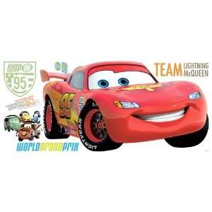   RMK1582GM Cars 2 Lightning McQueen Giant Wall Decal