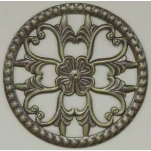  Empire 11 Round Metal Wall Grille Decor